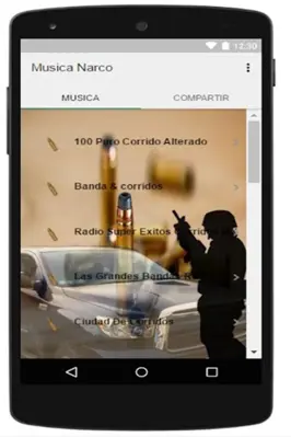 Musica de Narcos android App screenshot 3